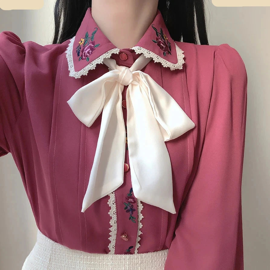 Vintage Embroidery Blouse