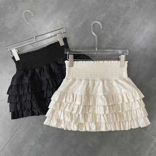 Ruffles Mini Skirts