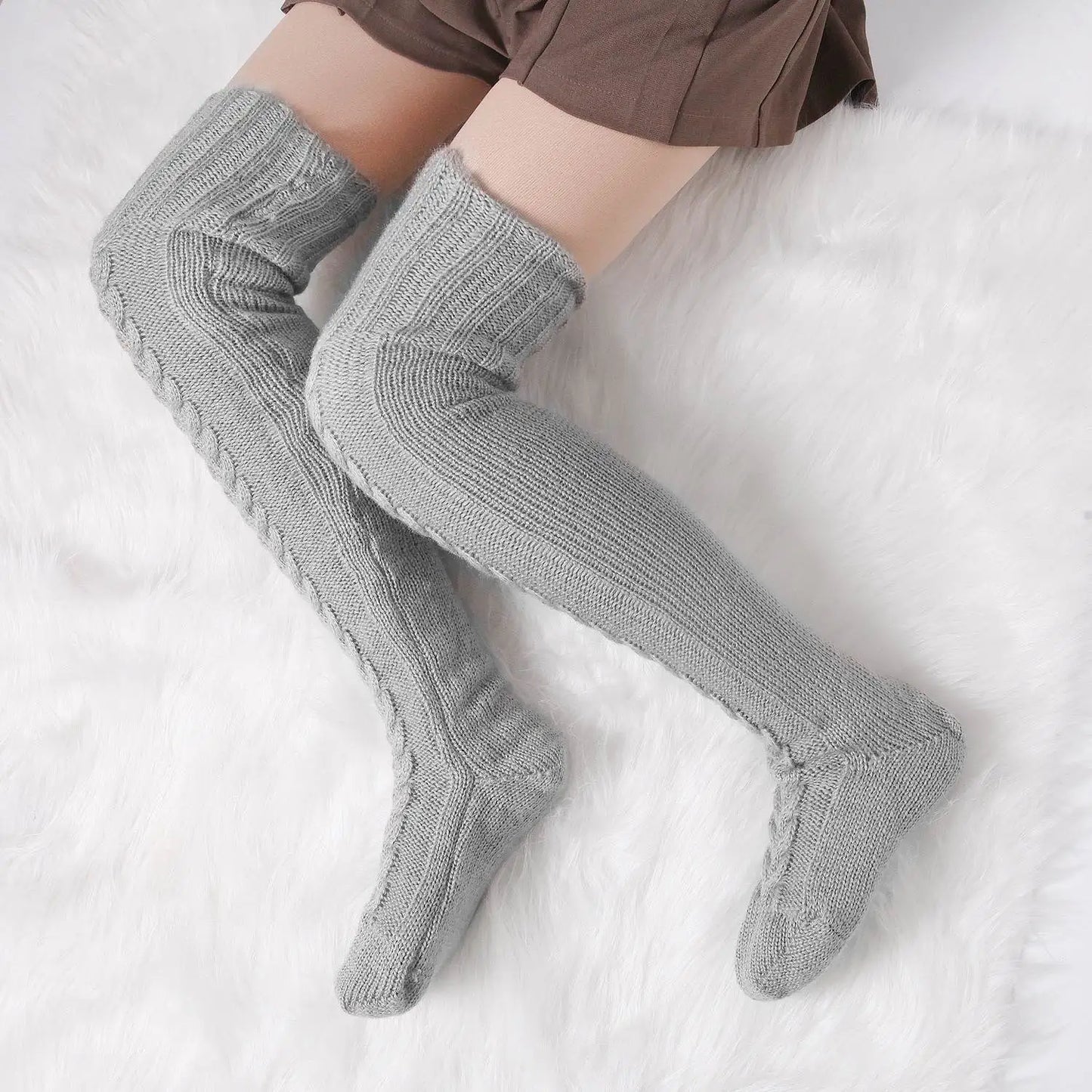 Extra Long Boot Socking - Knit