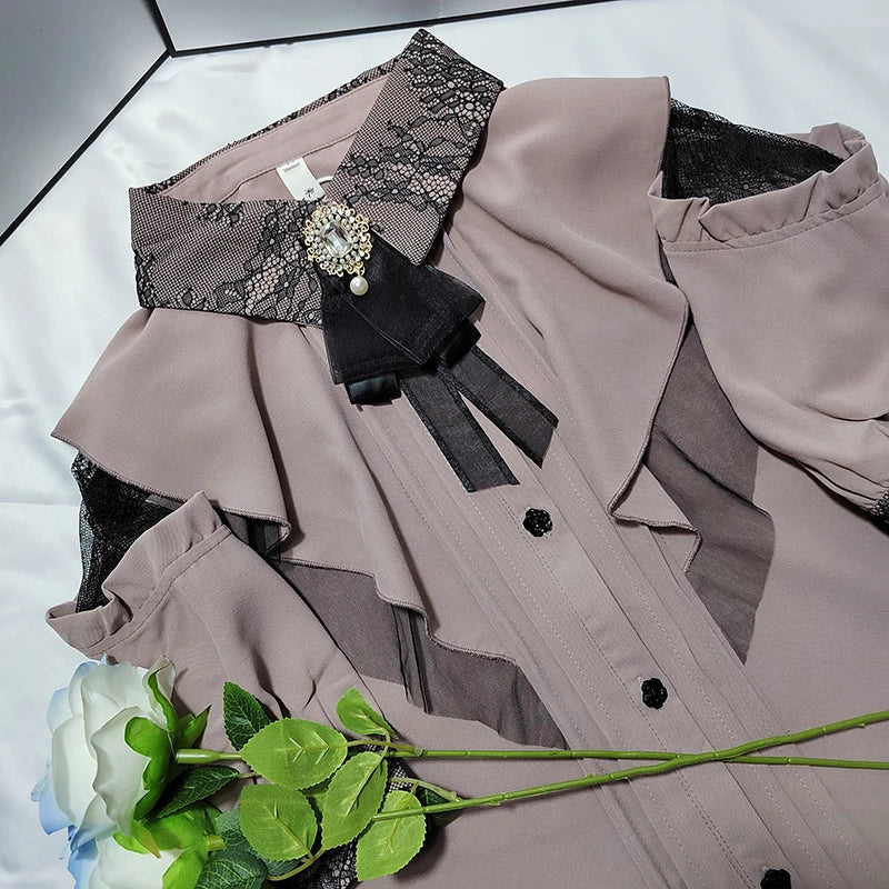 Aesthetic Kawaii Elegant Blouse