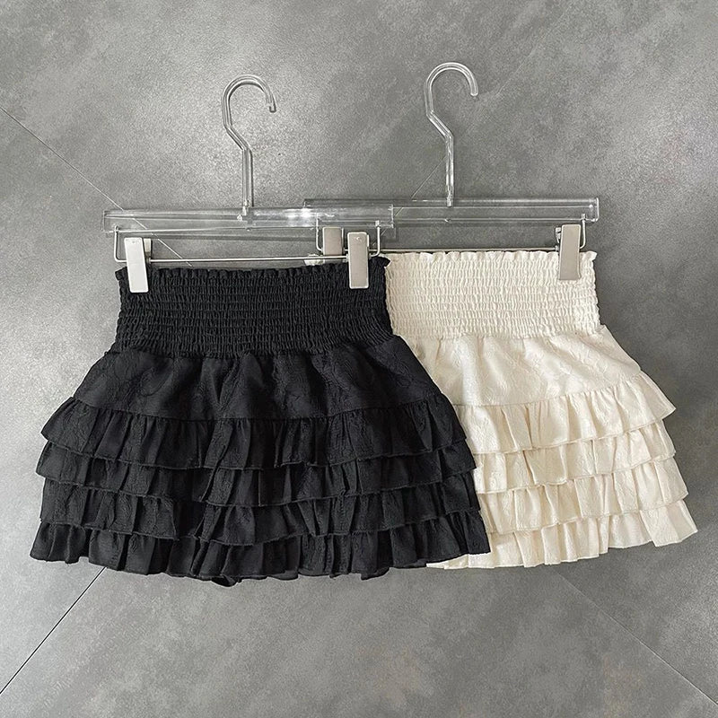 Ruffles Mini Skirts