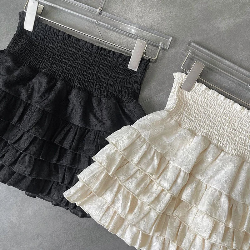 Ruffles Mini Skirts