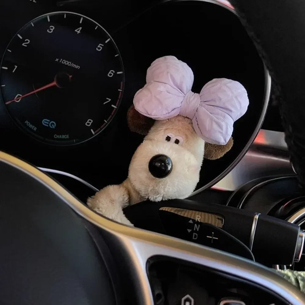 Cute Doll Puppy Car Bumper Decoration